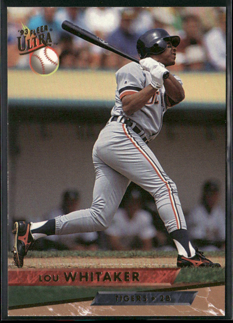 Lou Whitaker 1993 Ultra #555 Detroit Tigers