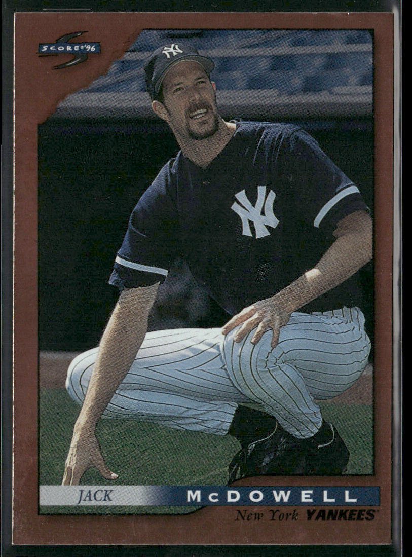 Jack McDowell 1996 Score Dugout Collection (Series One) #40 New York Yankees front