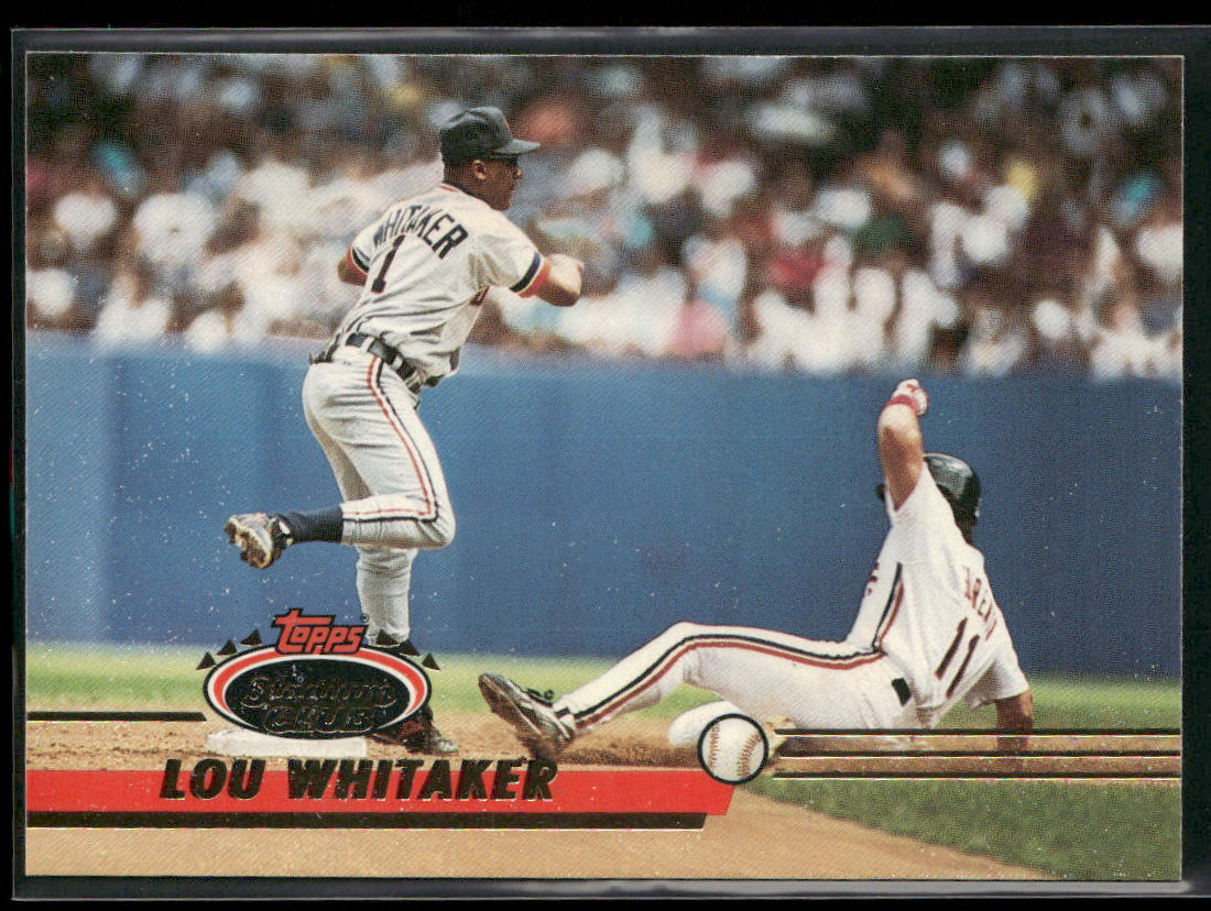 Lou Whitaker 1993 Stadium Club #135 Detroit Tigers