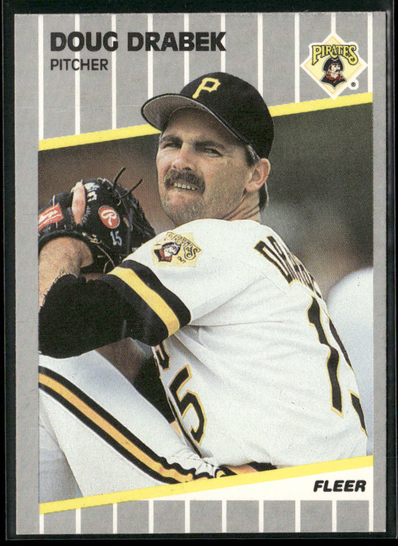 Doug Drabek 1989 Fleer #206 Pittsburgh Pirates