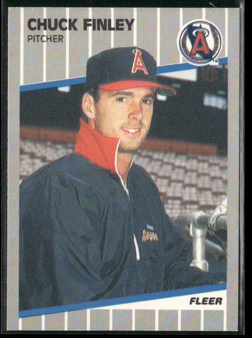 Chuck Finley 1989 Fleer #477 California Angels