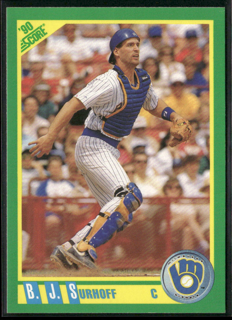 B.J. Surhoff 1990 Score #74 Milwaukee Brewers