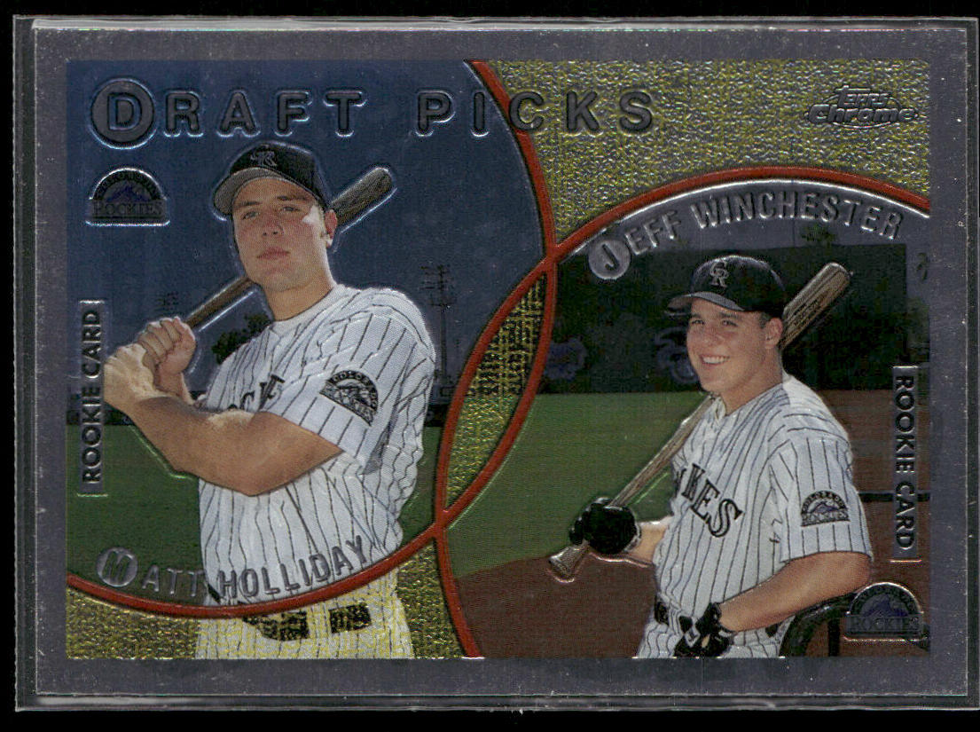 Matt Holliday / Jeff Winchester 1999 Topps Chrome #442 RC Colorado Rockies