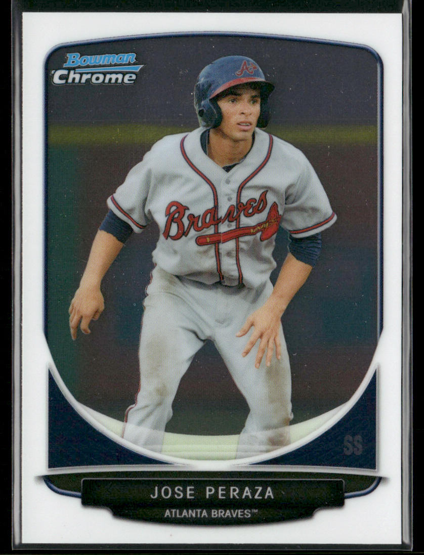 Jose Peraza 2013 Bowman Chrome Prospects #BCP36 Atlanta Braves