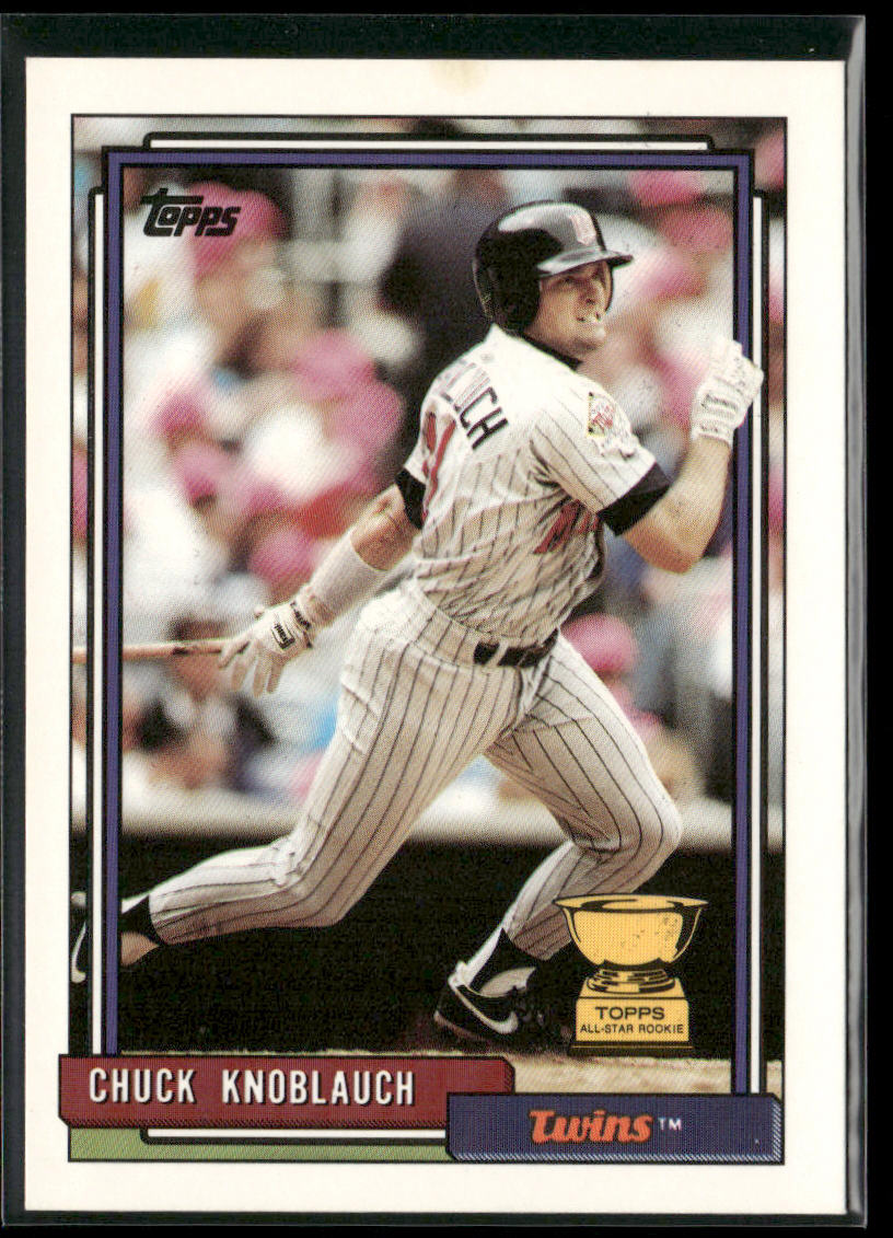 Chuck Knoblauch 1992 Topps #23 Minnesota Twins