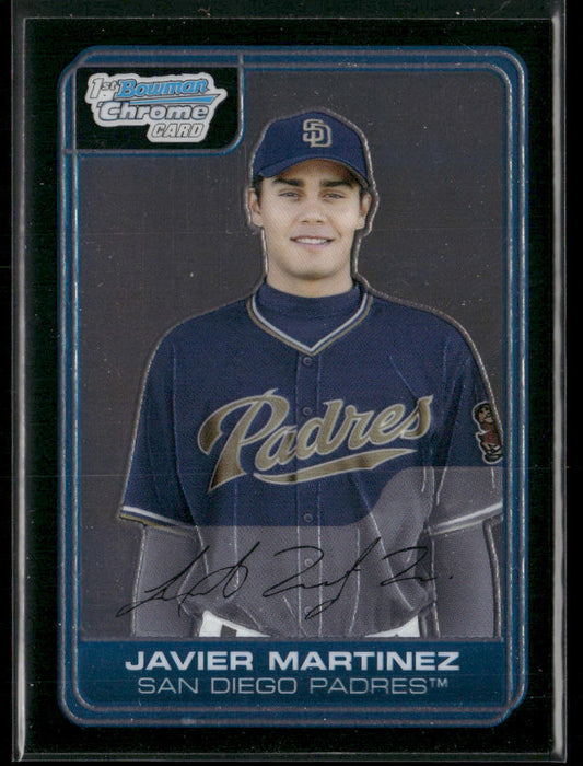 Javier Martinez 2006 Bowman Chrome Prospects #BC38 San Diego Padres