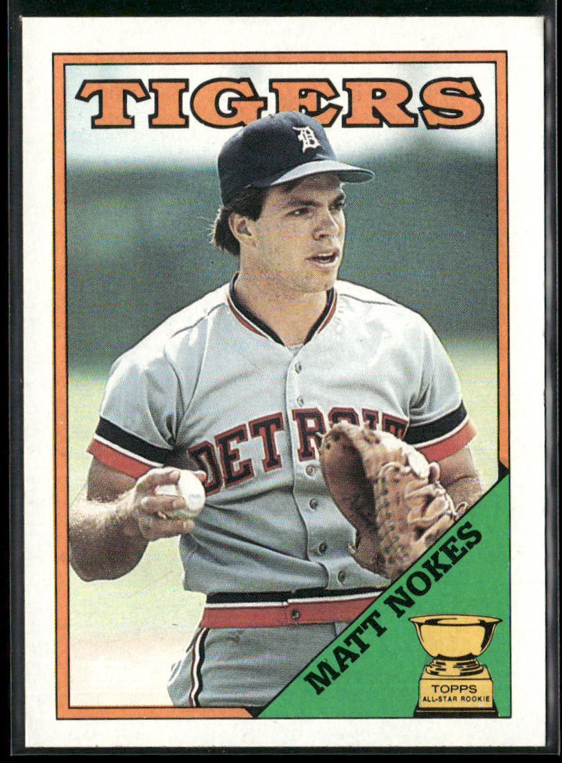 Matt Nokes 1988 Topps #645 RC Detroit Tigers