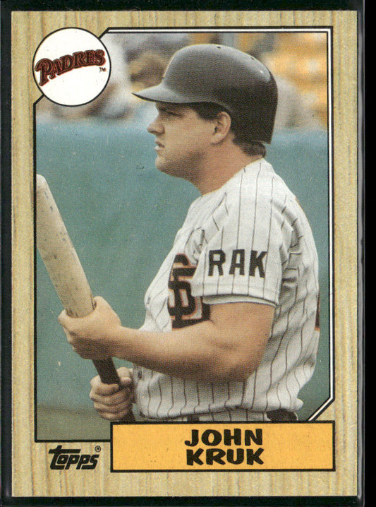 John Kruk 1987 Topps #123 RC San Diego Padres