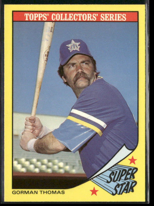 Gorman Thomas 1986 Topps Baseball Champion Superstars #31 Seattle Mariners