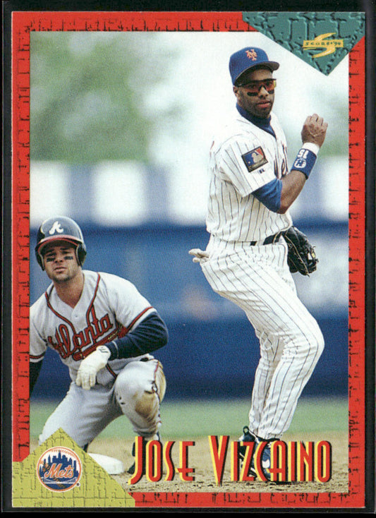 Jose Vizcaino 1994 Score Rookie & Traded #RT40 New York Mets