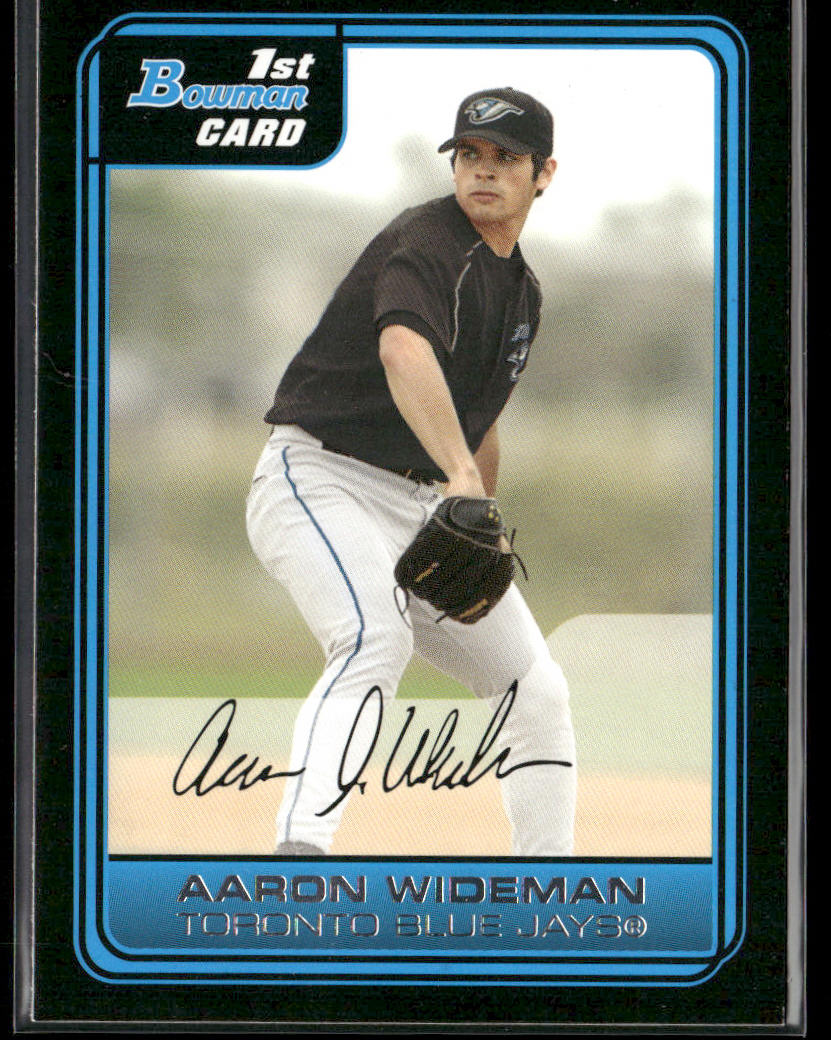 Aaron Wideman 2006 Bowman Prospects #B97 Toronto Blue Jays