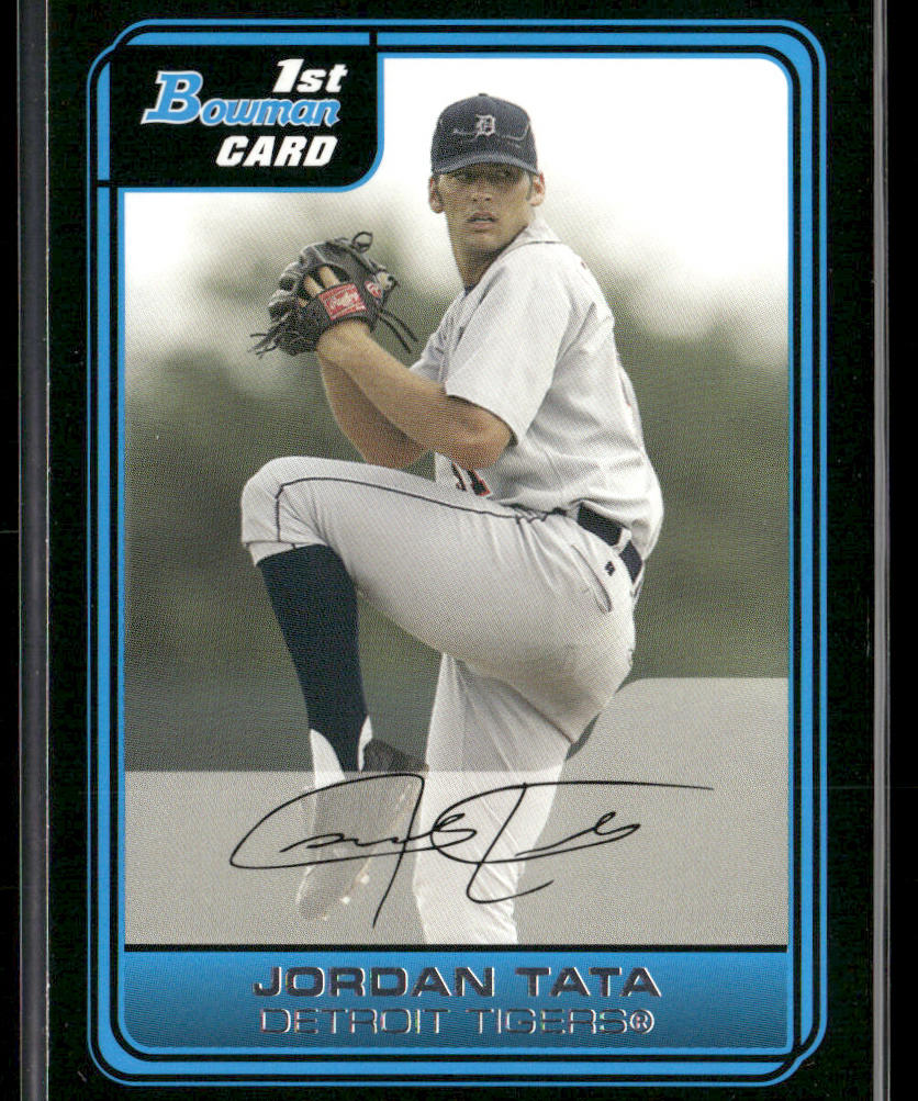 Jordan Tata 2006 Bowman Prospects #B62 Detroit Tigers