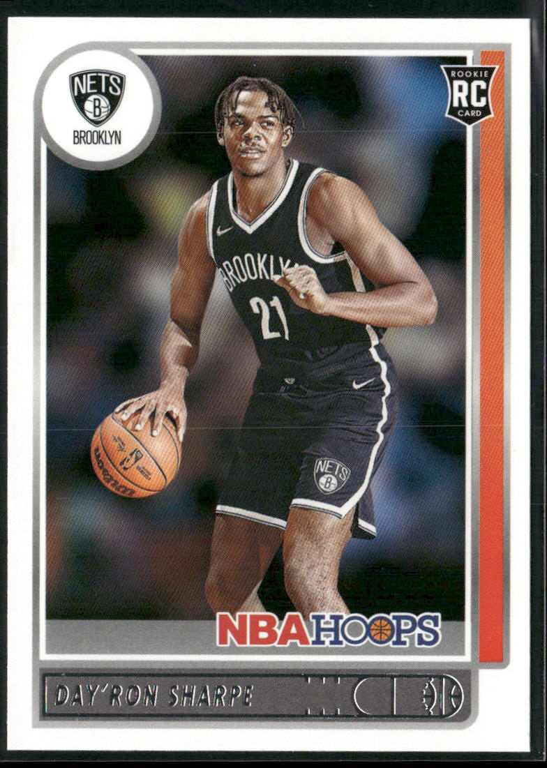 Day'Ron Sharpe 2021-22 Hoops #215 RC Brooklyn Nets