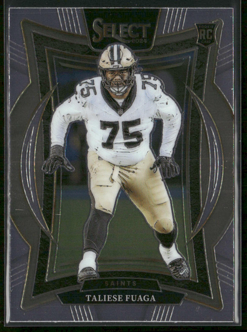 Taliese Fuaga 2024 Panini Select #56 RC New Orleans Saints