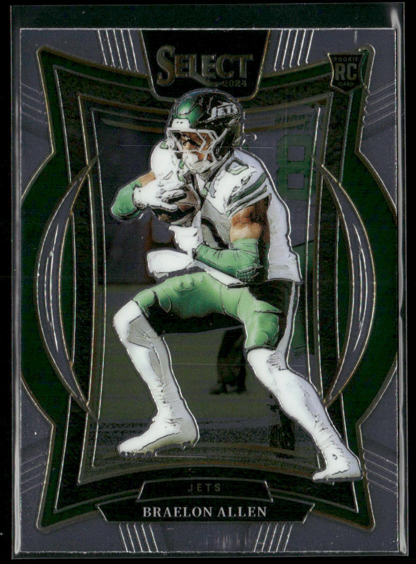 Braelon Allen 2024 Panini Select #10 RC New York Jets