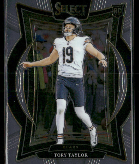 Tory Taylor 2024 Panini Select #1 RC Chicago Bears