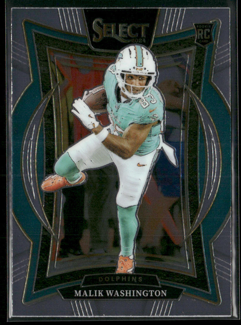 Malik Washington 2024 Panini Select #71 RC Miami Dolphins