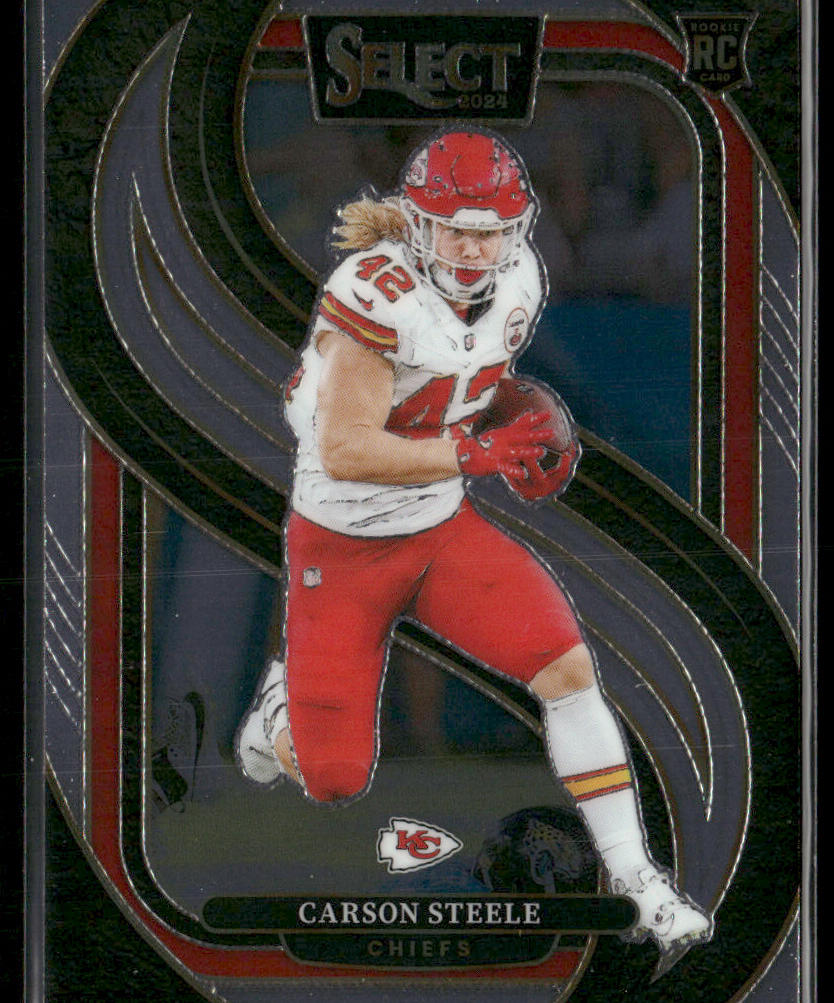 Carson Steele 2024 Panini Select #142 RC Kansas City Chiefs