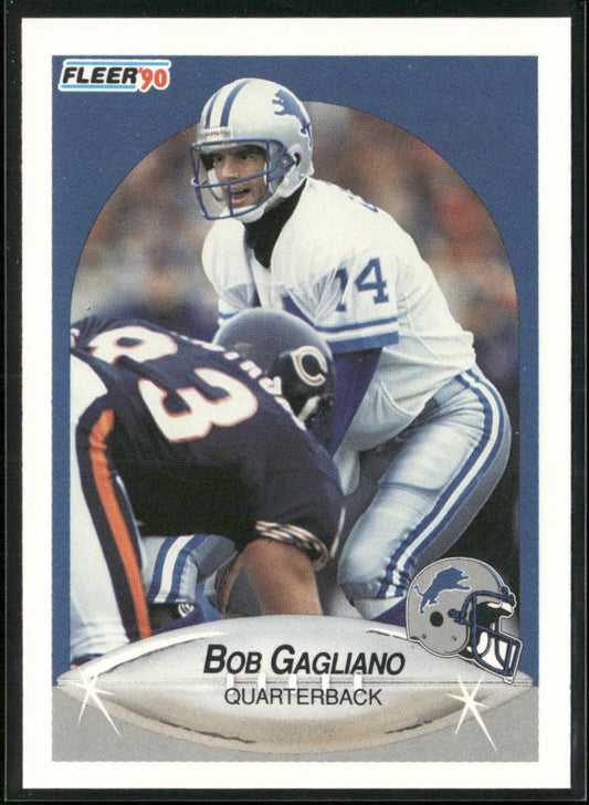 Bob Gagliano 1990 Fleer #280 RC Detroit Lions