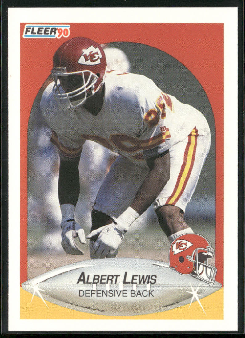 Albert Lewis 1990 Fleer #201b Kansas City Chiefs