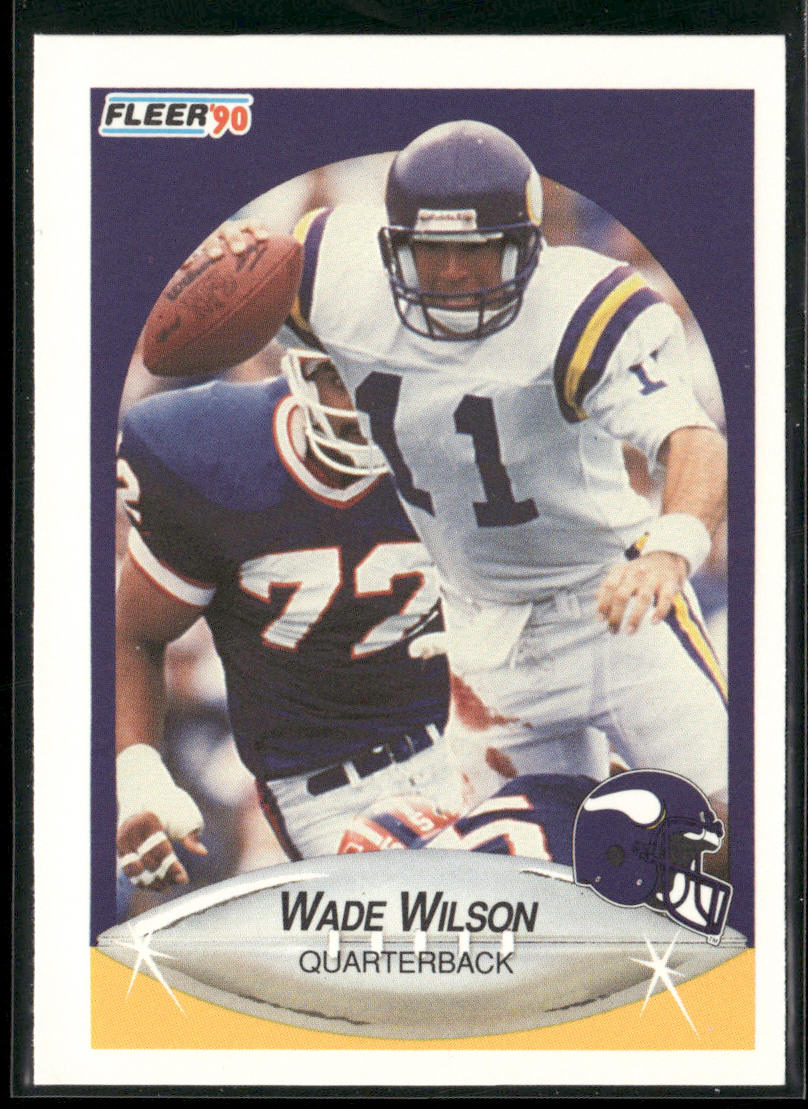 Wade Wilson 1990 Fleer #108 Minnesota Vikings