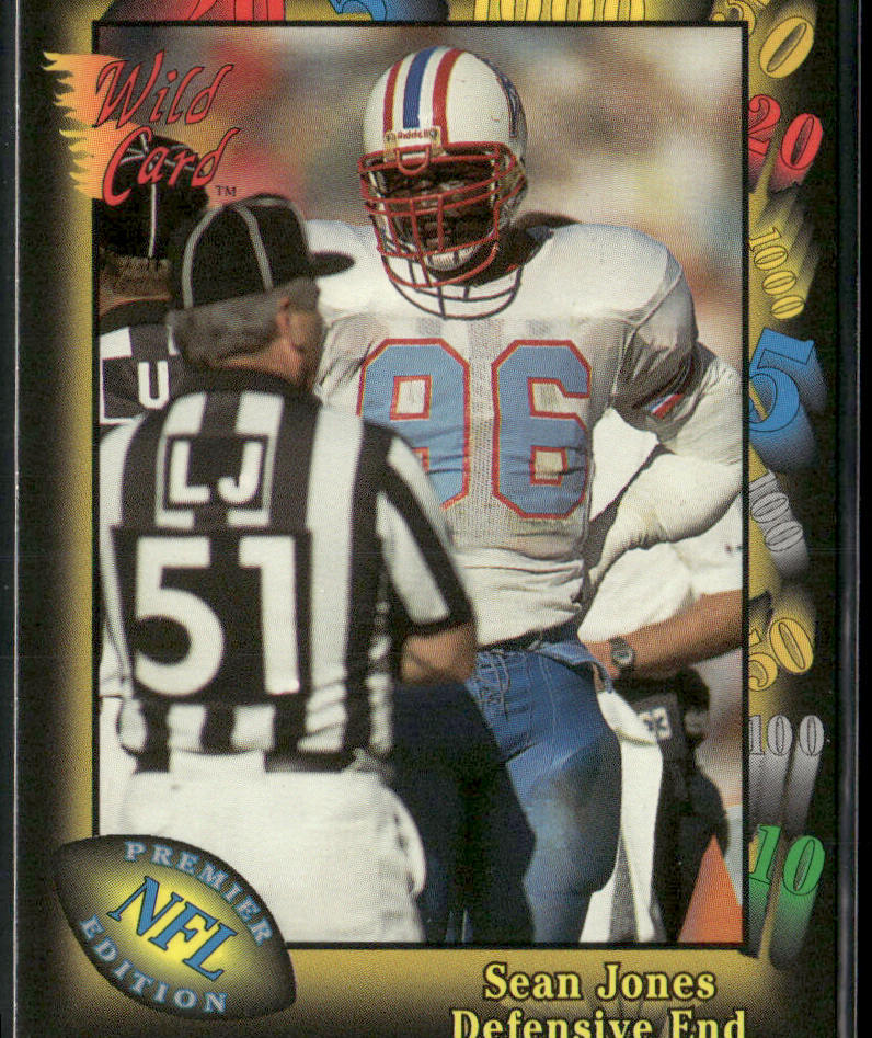 Sean Jones 1991 Wild Card #2 Houston Oilers