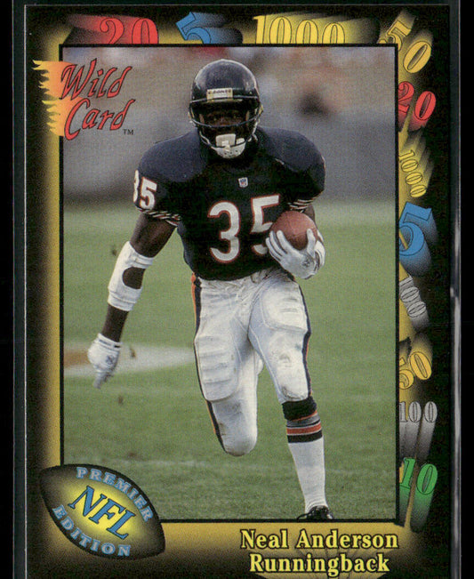 Neal Anderson 1991 Wild Card #67 Chicago Bears