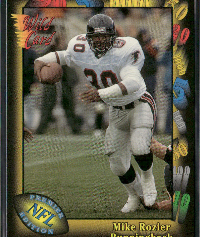 Mike Rozier 1991 Wild Card #122 Atlanta Falcons