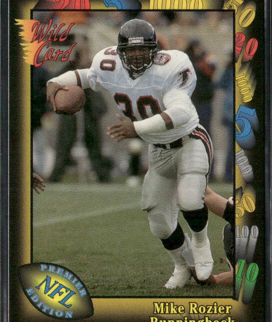 Mike Rozier 1991 Wild Card #122 Atlanta Falcons