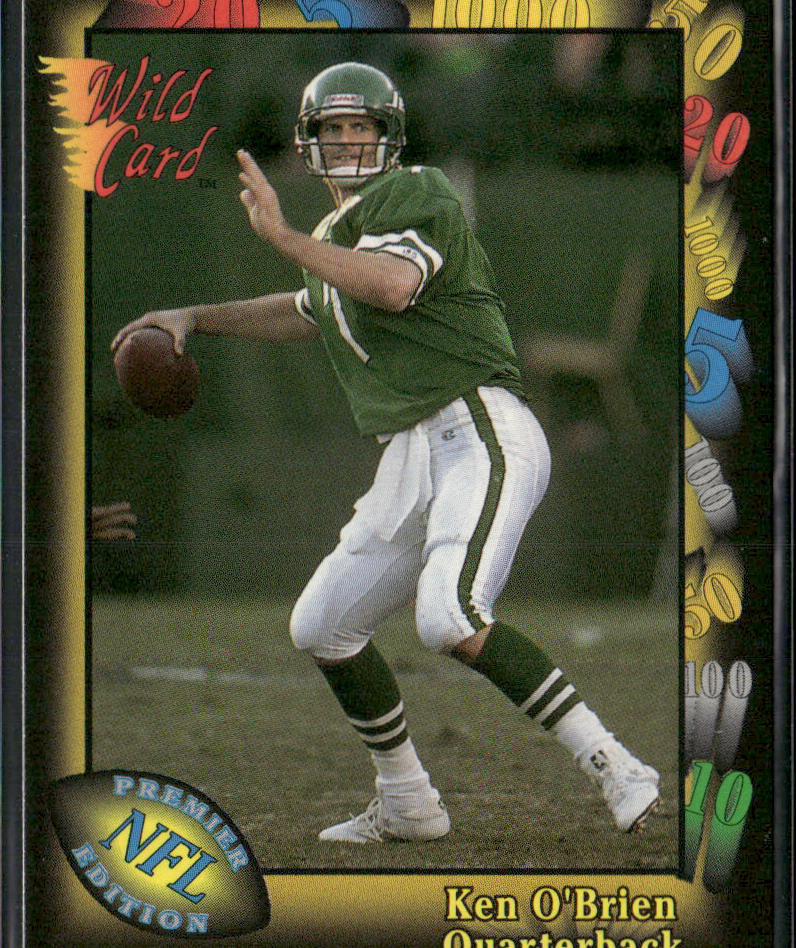 Ken O'Brien 1991 Wild Card #20 New York Jets