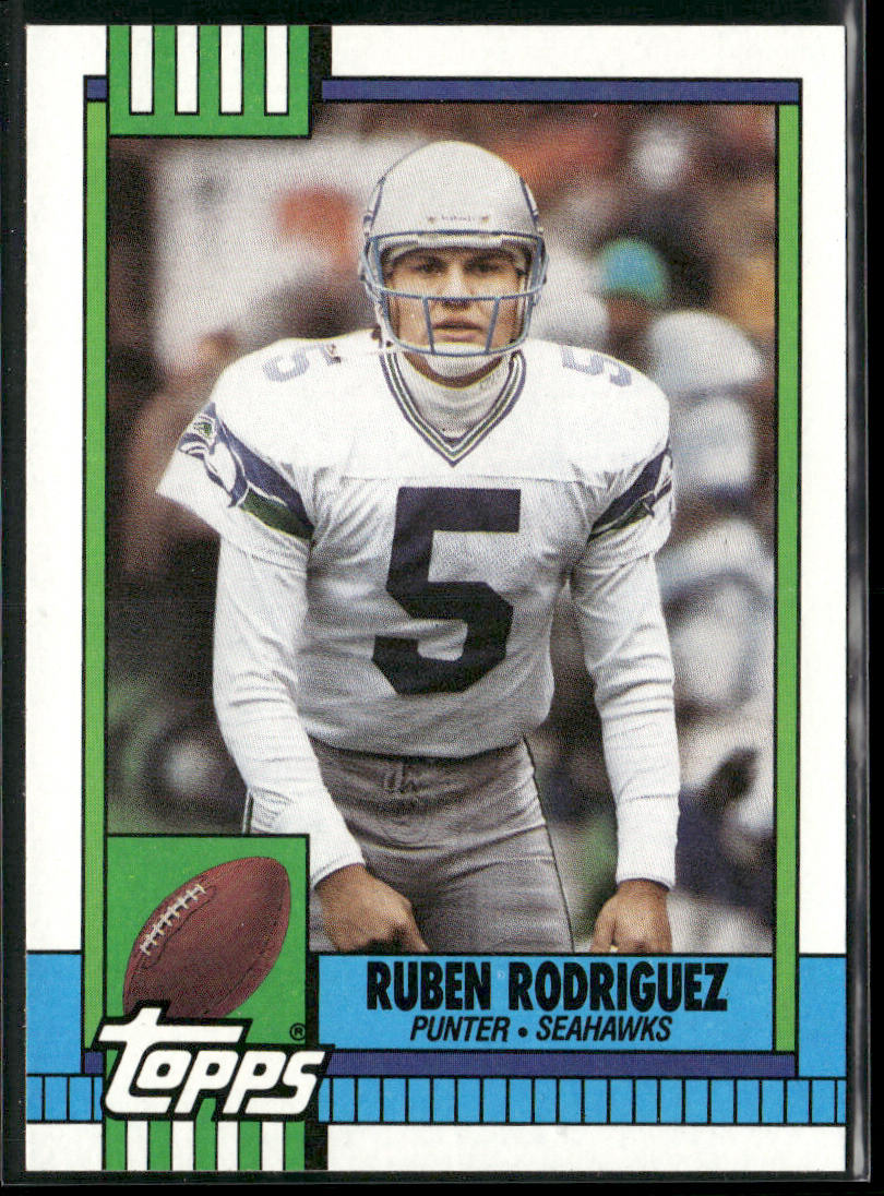 Ruben Rodriguez 1990 Topps #346b Seattle Seahawks