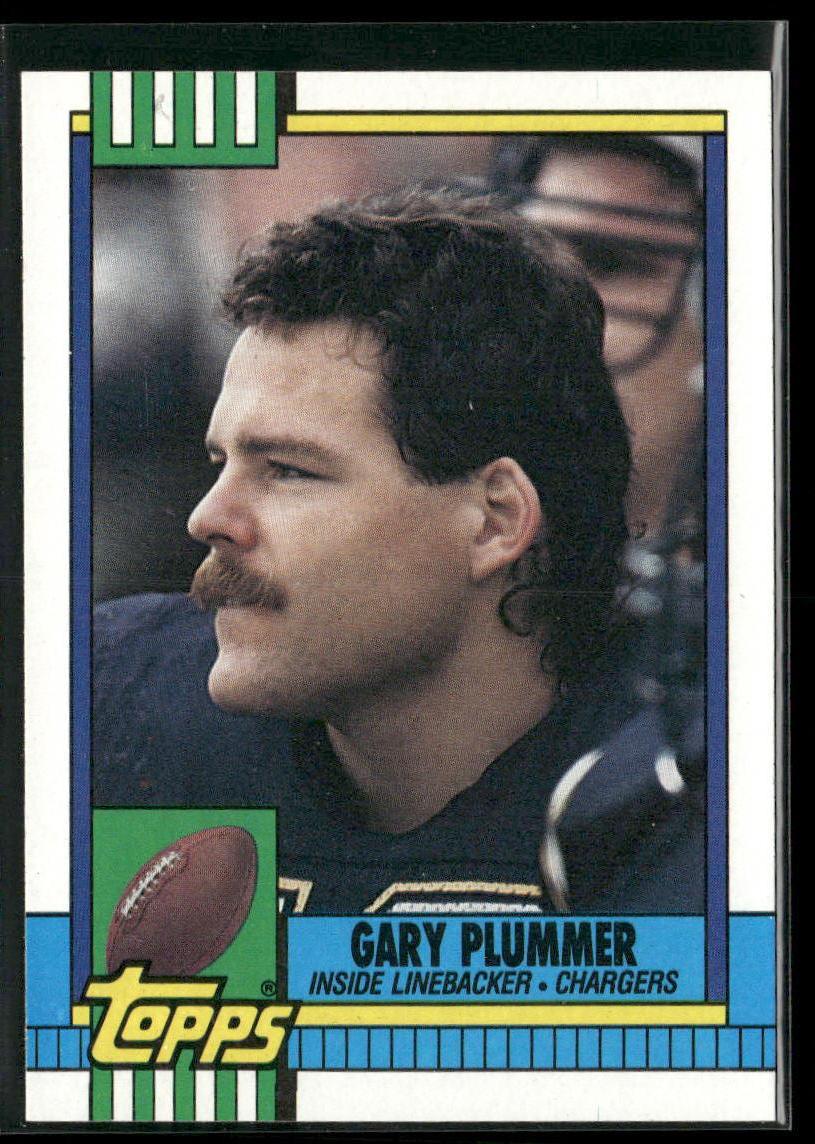 Gary Plummer 1990 Topps #396b San Diego Chargers