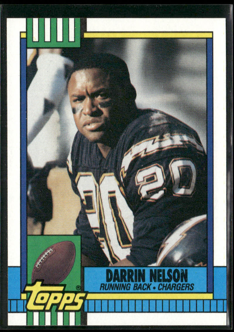 Darrin Nelson 1990 Topps #385b San Diego Chargers