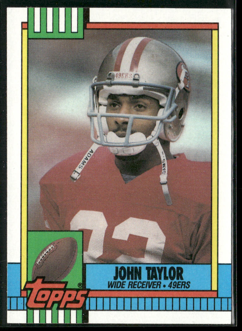 John Taylor 1990 Topps #10 San Francisco 49ers