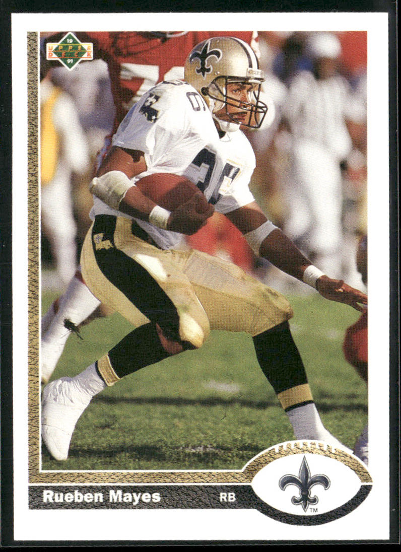 Rueben Mayes 1991 Upper Deck #230 New Orleans Saints