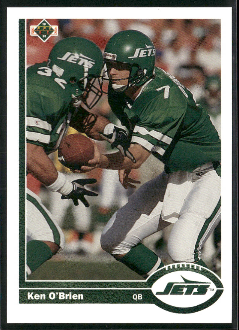 Ken O'Brien 1991 Upper Deck #327 New York Jets