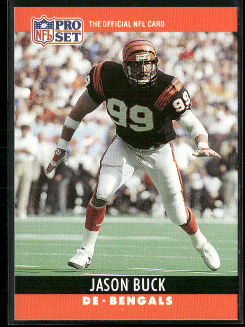 Jason Buck 1990 Pro Set #62 Cincinnati Bengals