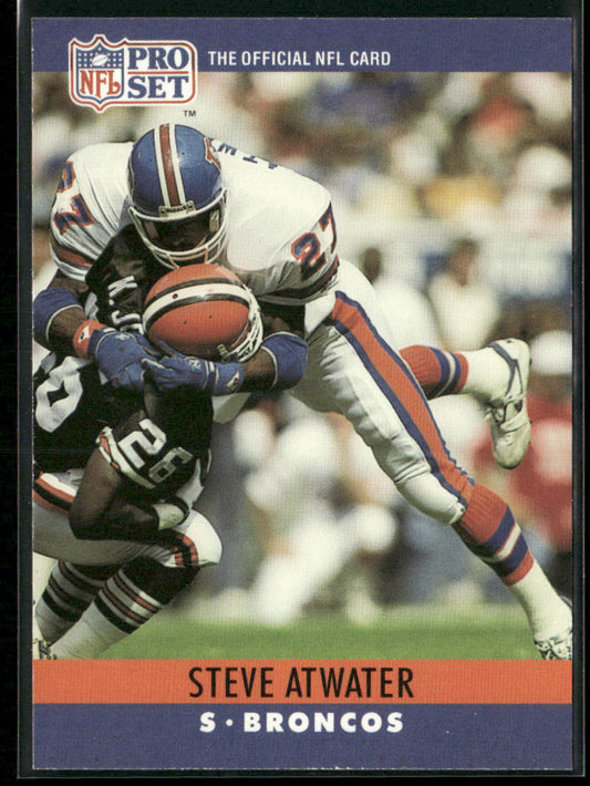 Steve Atwater 1990 Pro Set #86 Denver Broncos front