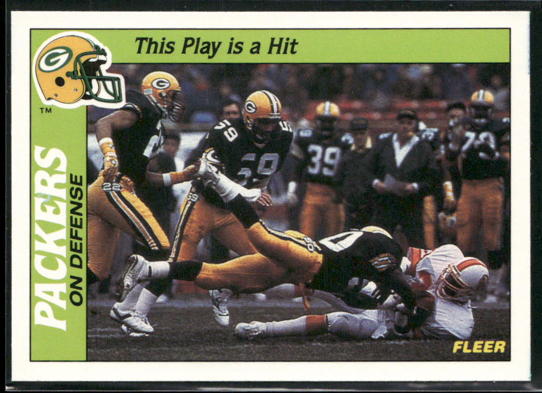 This Play is a Hit 1988 Fleer Team Action #48 Green Bay Packers