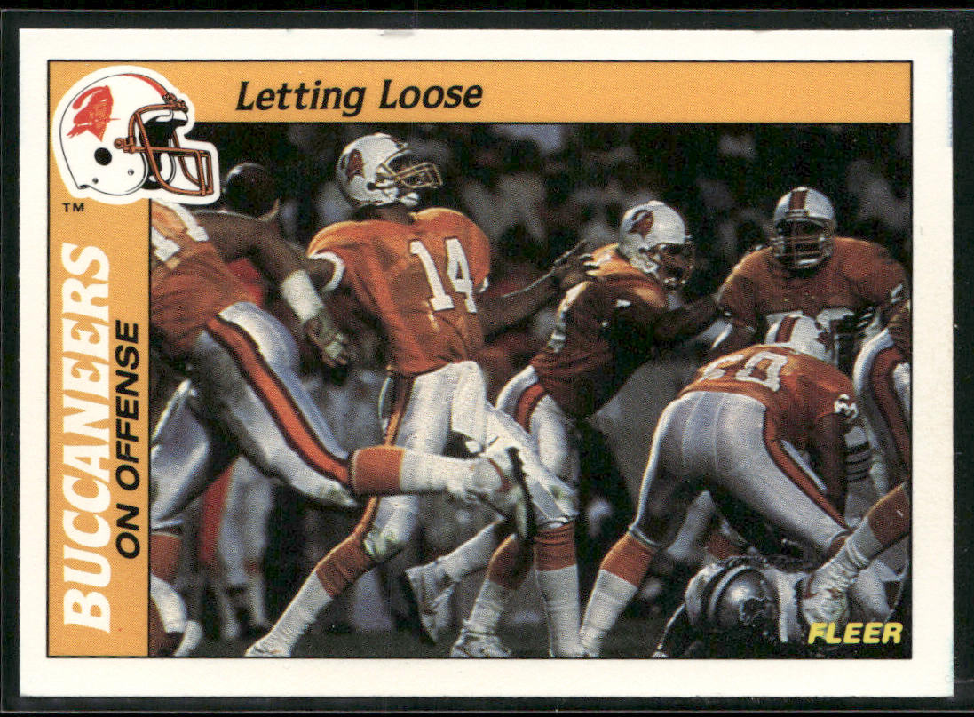 Letting Loose 1988 Fleer Team Action #31 Tampa Bay Buccaneers