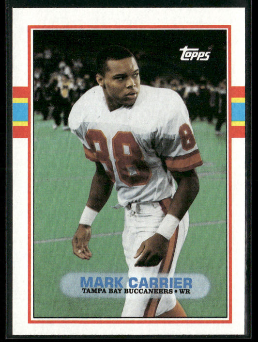 Mark Carrier 1989 Topps #331 RC Tampa Bay Buccaneers
