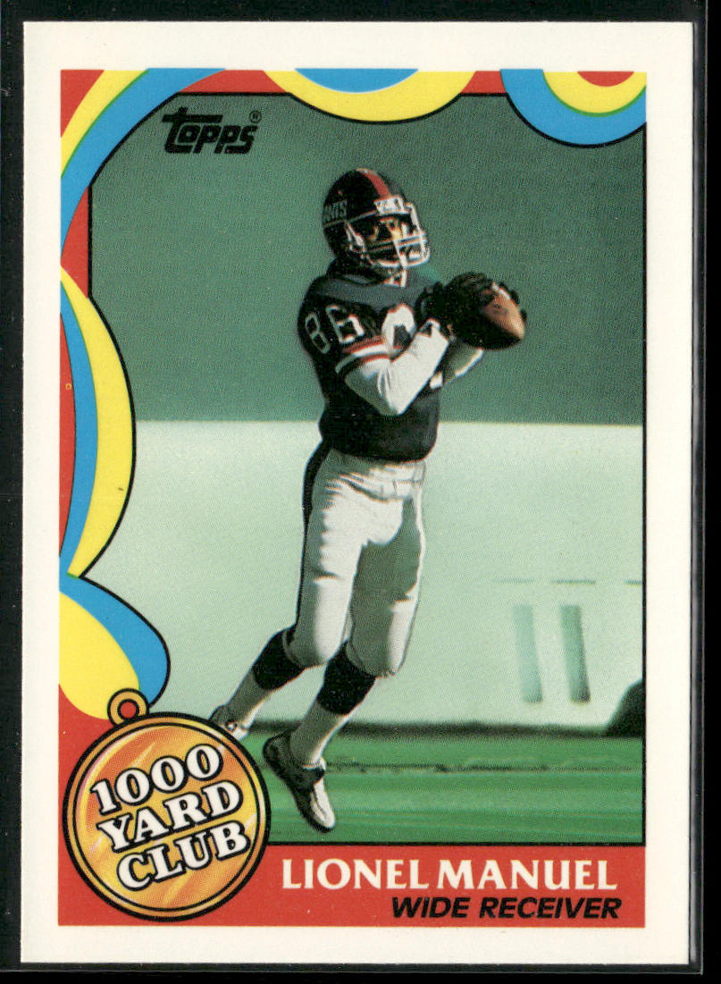 Lionel Manuel 1989 Topps 1000 Yard Club #21 New York Giants