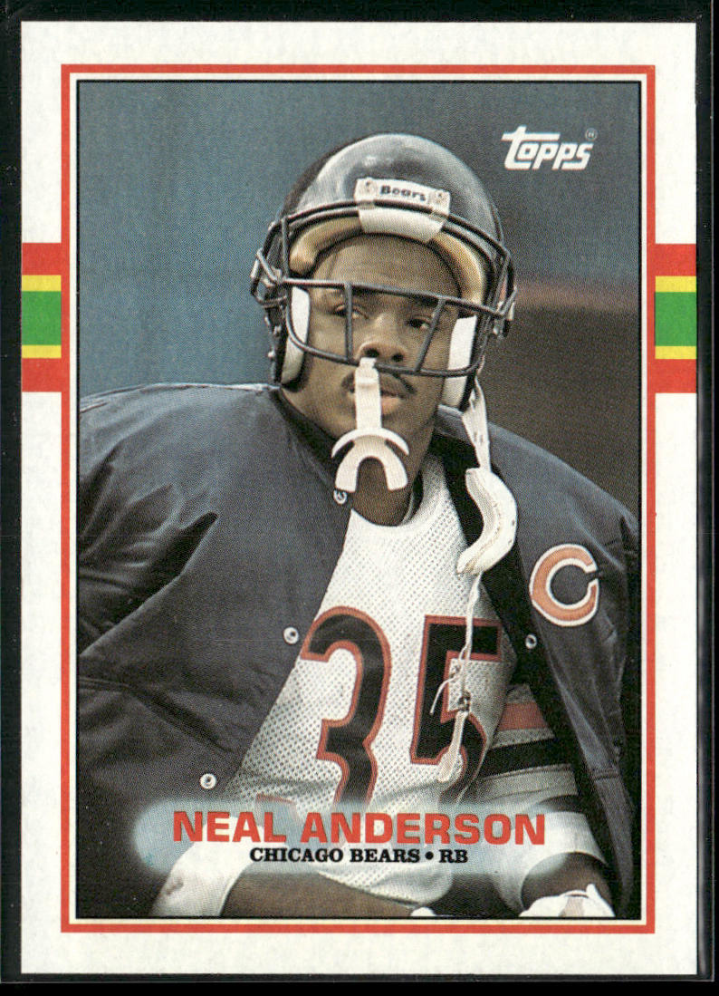 Neal Anderson 1989 Topps #64 Chicago Bears