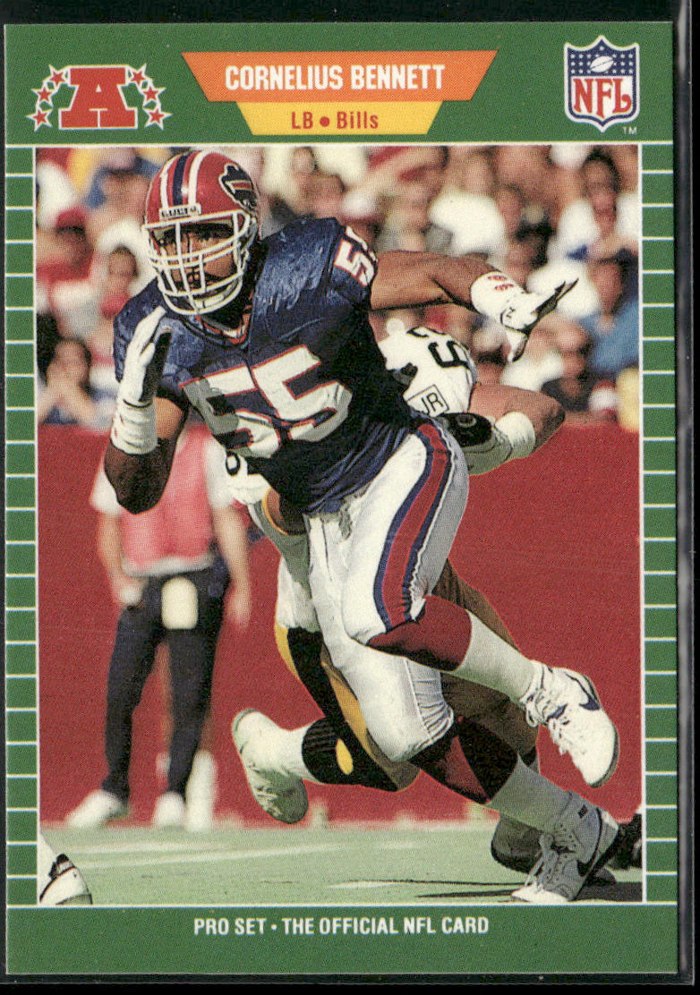 Cornelius Bennett 1989 Pro Set #17 Buffalo Bills front