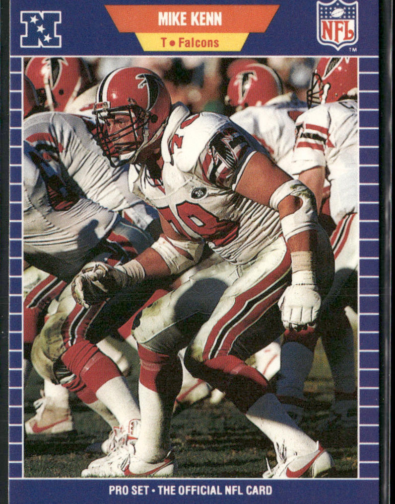 Mike Kenn 1989 Pro Set #11 Atlanta Falcons front