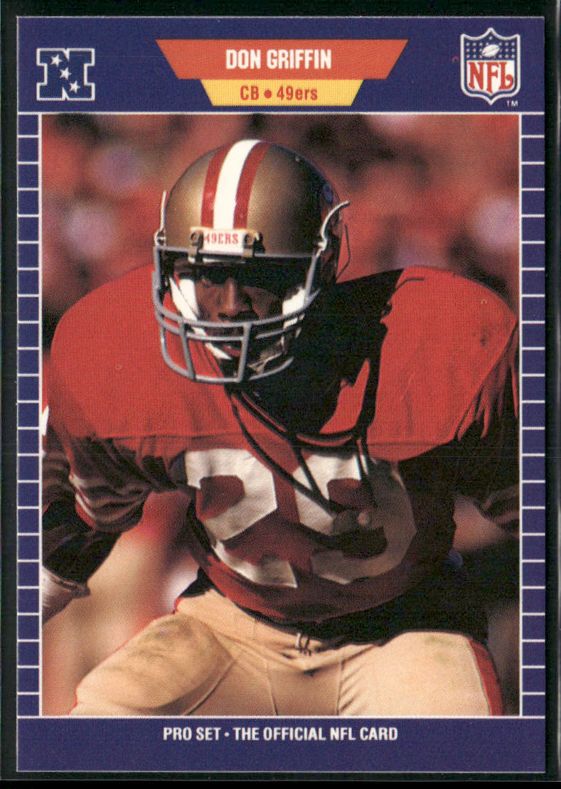 Don Griffin 1989 Pro Set #377 San Francisco 49ers