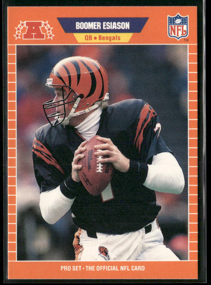 Boomer Esiason 1989 Pro Set #58 Cincinnati Bengals front