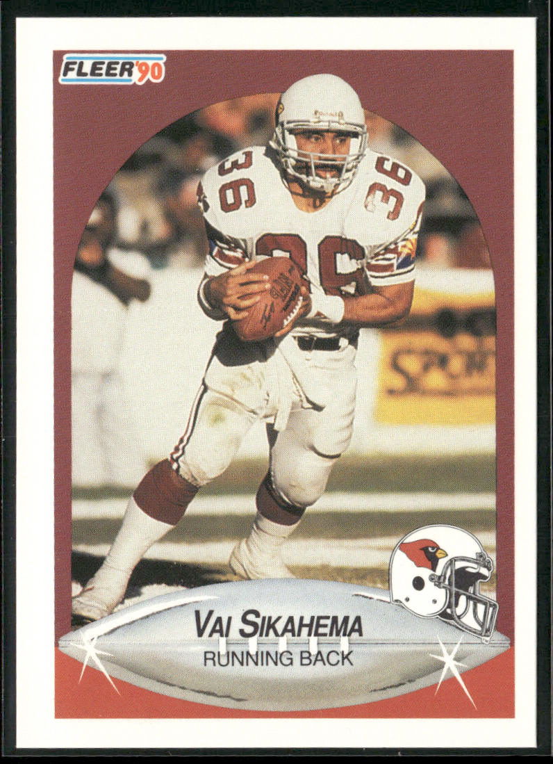 Vai Sikahema 1990 Fleer #339 Phoenix Cardinals front