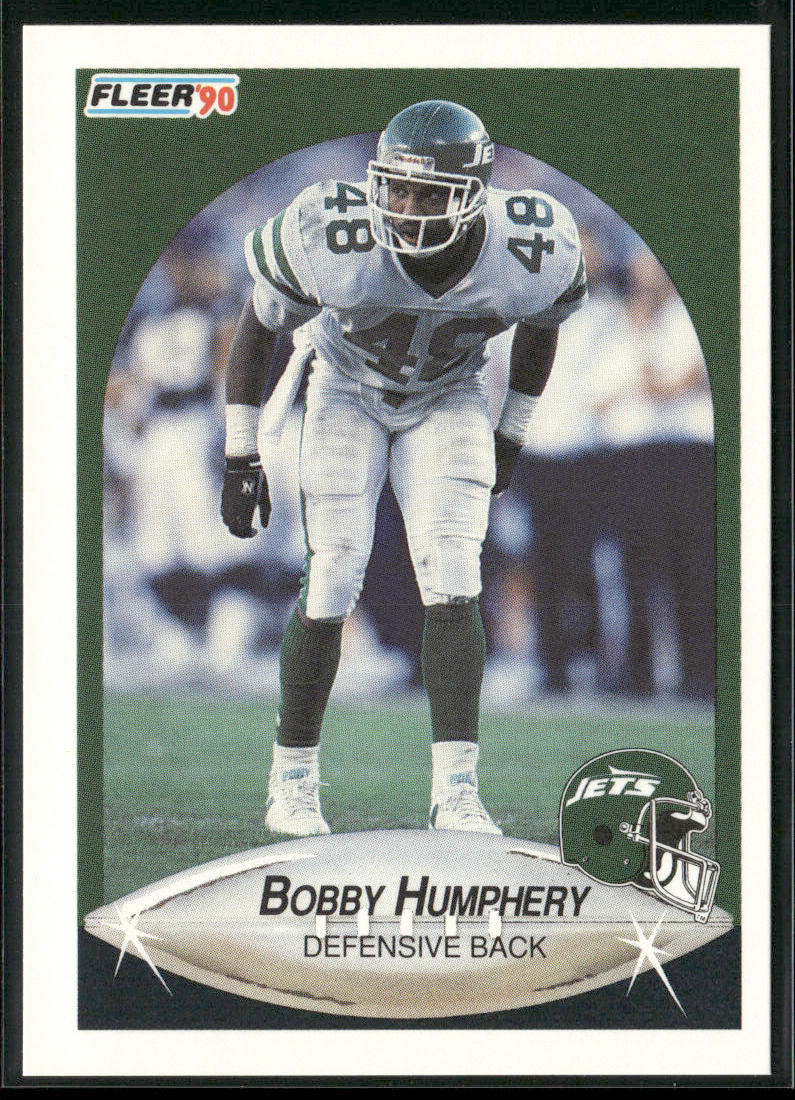 Bobby Humphery 1990 Fleer #363 New York Jets front