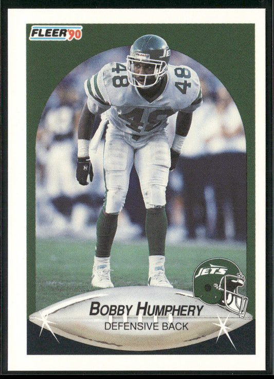 Bobby Humphery 1990 Fleer #363 New York Jets front